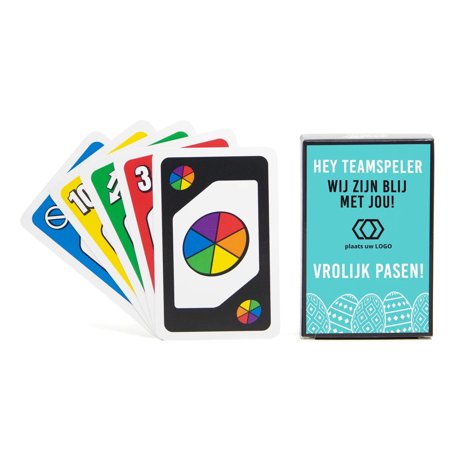 Seven to Zero kaartspel met etiket - Pasen - Bedankjes.nl