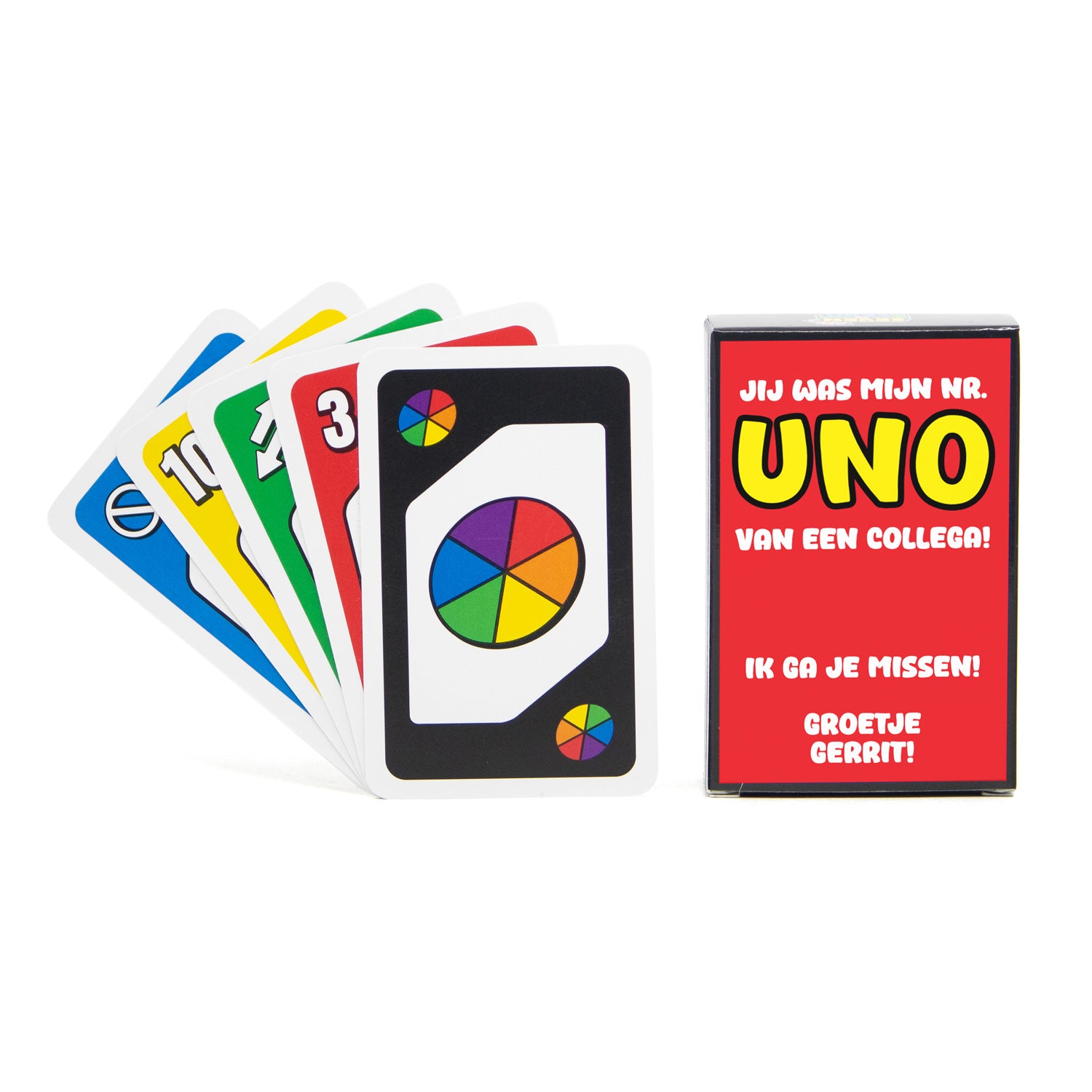 Seven to zero kaartspel met etiket - Afscheid collega - Bedankjes.nl