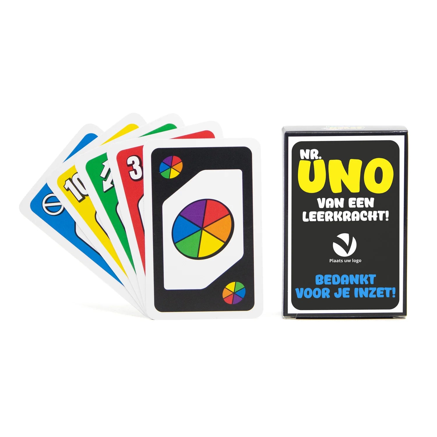 Seven to Zero kaartspel met etiket - Leraar - Bedankjes.nl