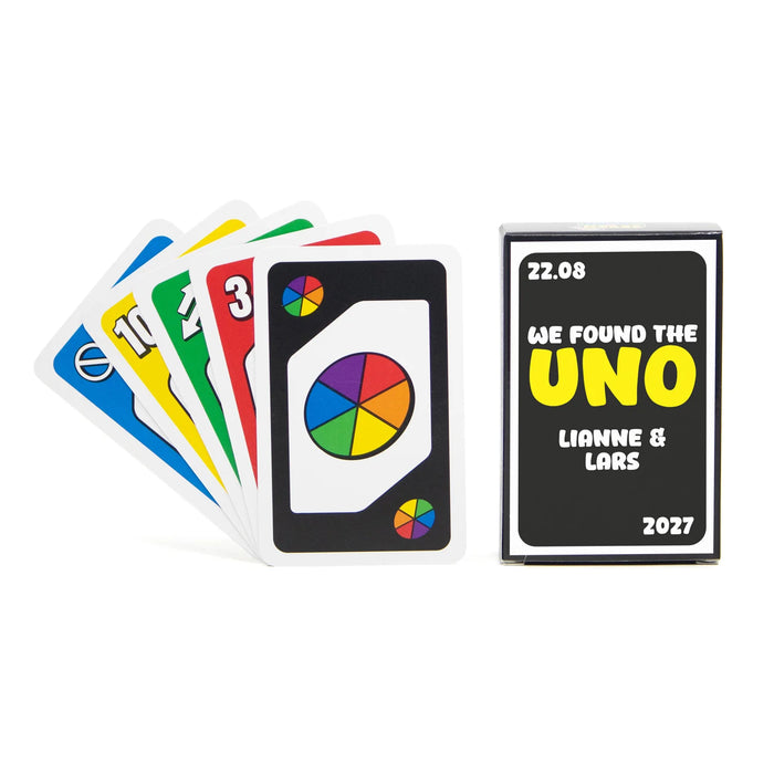 Seven to Zero kaartspel met etiket - Trouwen Seven to Zero kaartspel met etiket - Trouwen