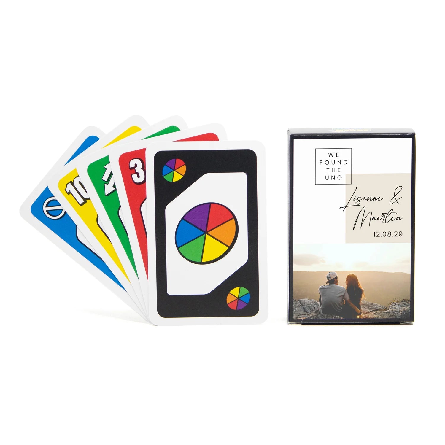 Seven to Zero kaartspel met etiket - Trouwen - Bedankjes.nl