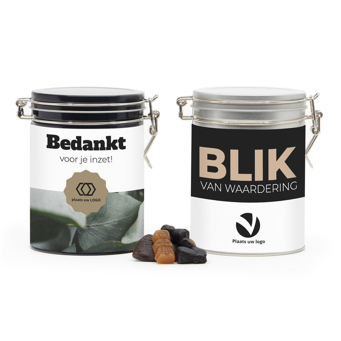 Beugelblik met eigen wikkel - Zakelijk Beugelblik met eigen wikkel - Zakelijk