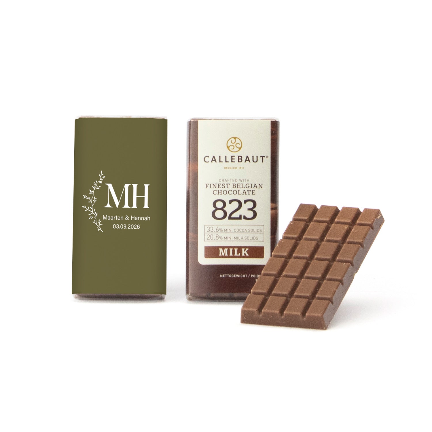 Callebaut chocolaatjes (25 stuks) - Trouwen - Bedankjes.nl