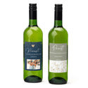 Fles Witte wijn met eigen etiket - Bedankje - Bedankjes.nl