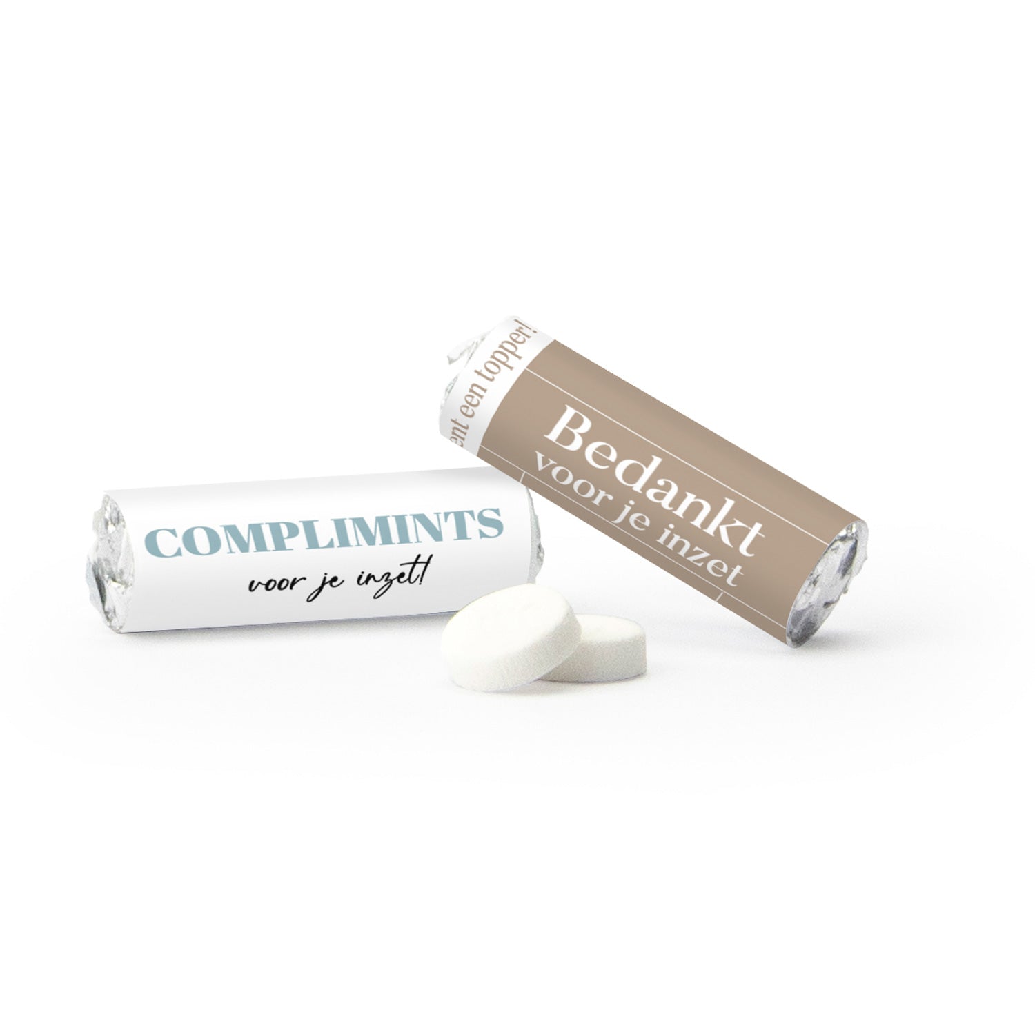 Mini KING Pepermunt met logo (50 stuks) - Zakelijk - Bedankjes.nl