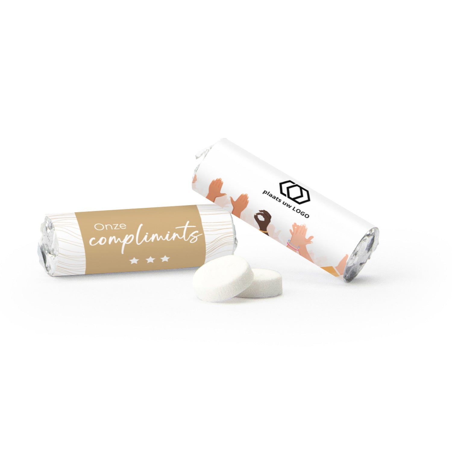 Mini KING Pepermunt met logo (50 stuks) - Zakelijk - Bedankjes.nl