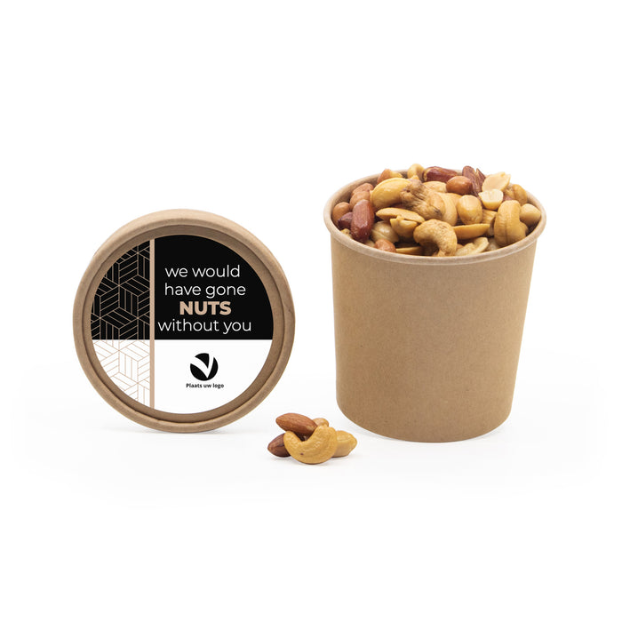 Kraftbeker met nootjes en eigen etiket - Zakelijk Kraftbeker met nootjes en eigen etiket - Zakelijk