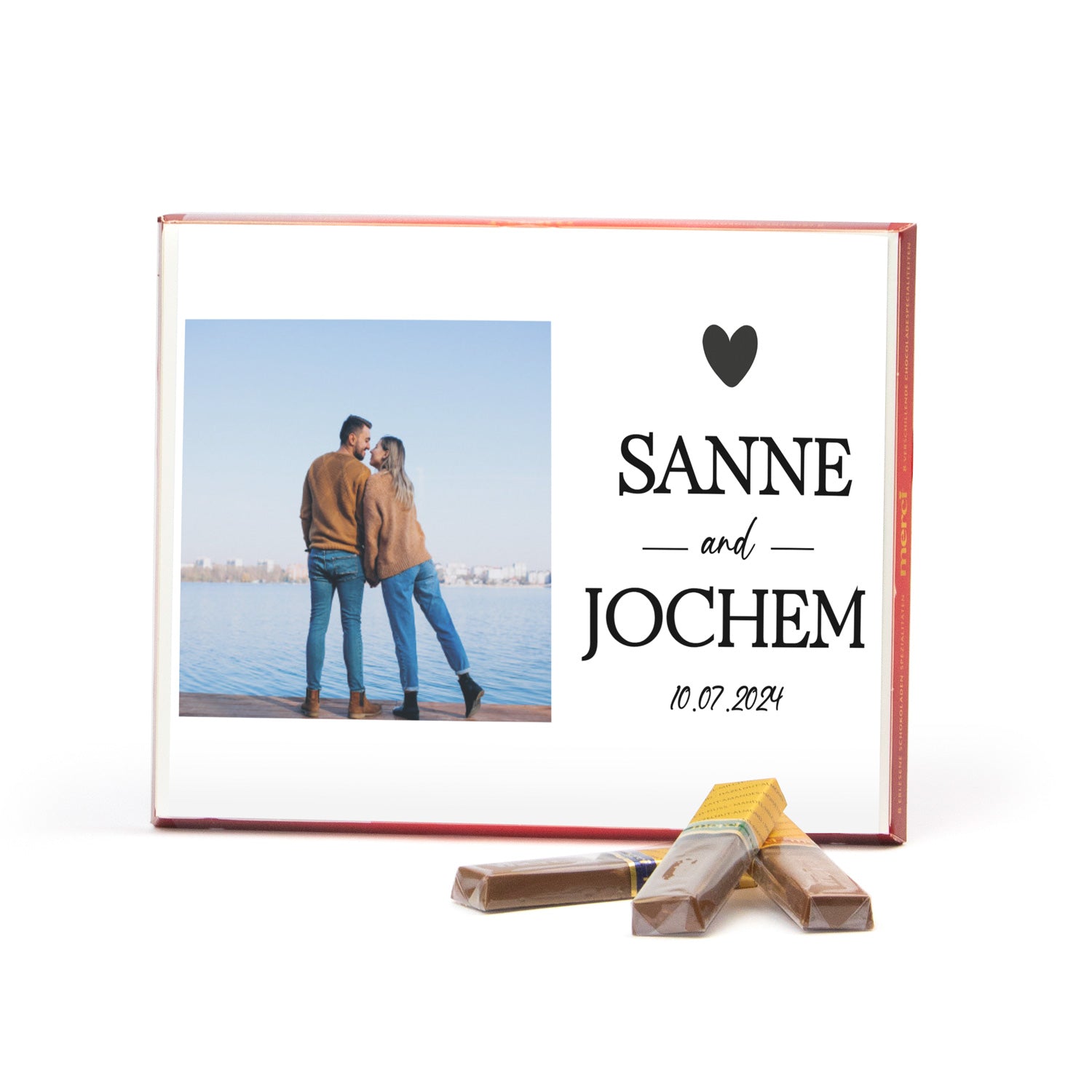 Merci met eigen inlay kaart 250 gram - Bedankje - Bedankjes.nl