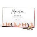 Merci met eigen inlay kaart 400 gram - Bedankje - Bedankjes.nl