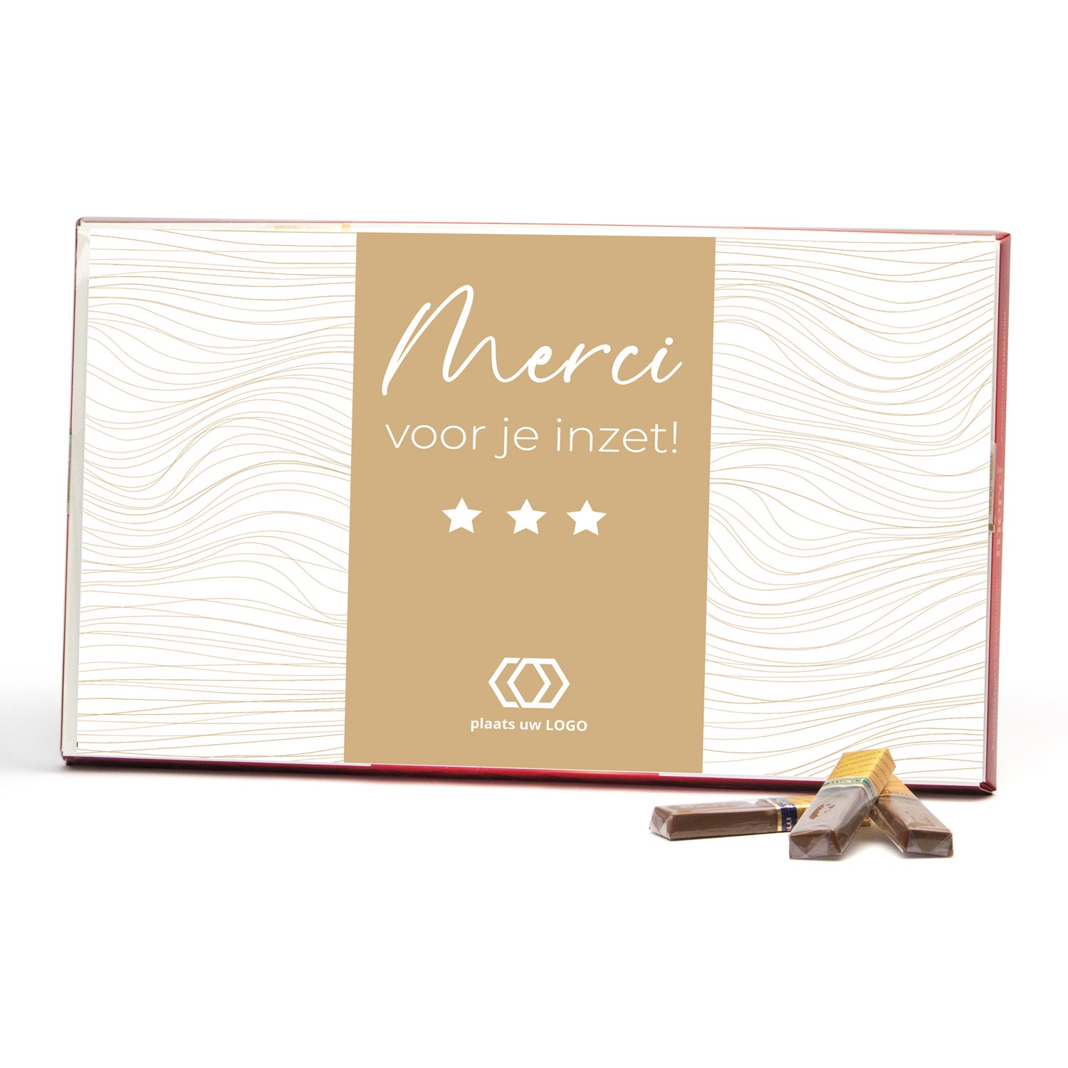 Merci met eigen inlay kaart 400 gram - Zakelijk - Bedankjes.nl