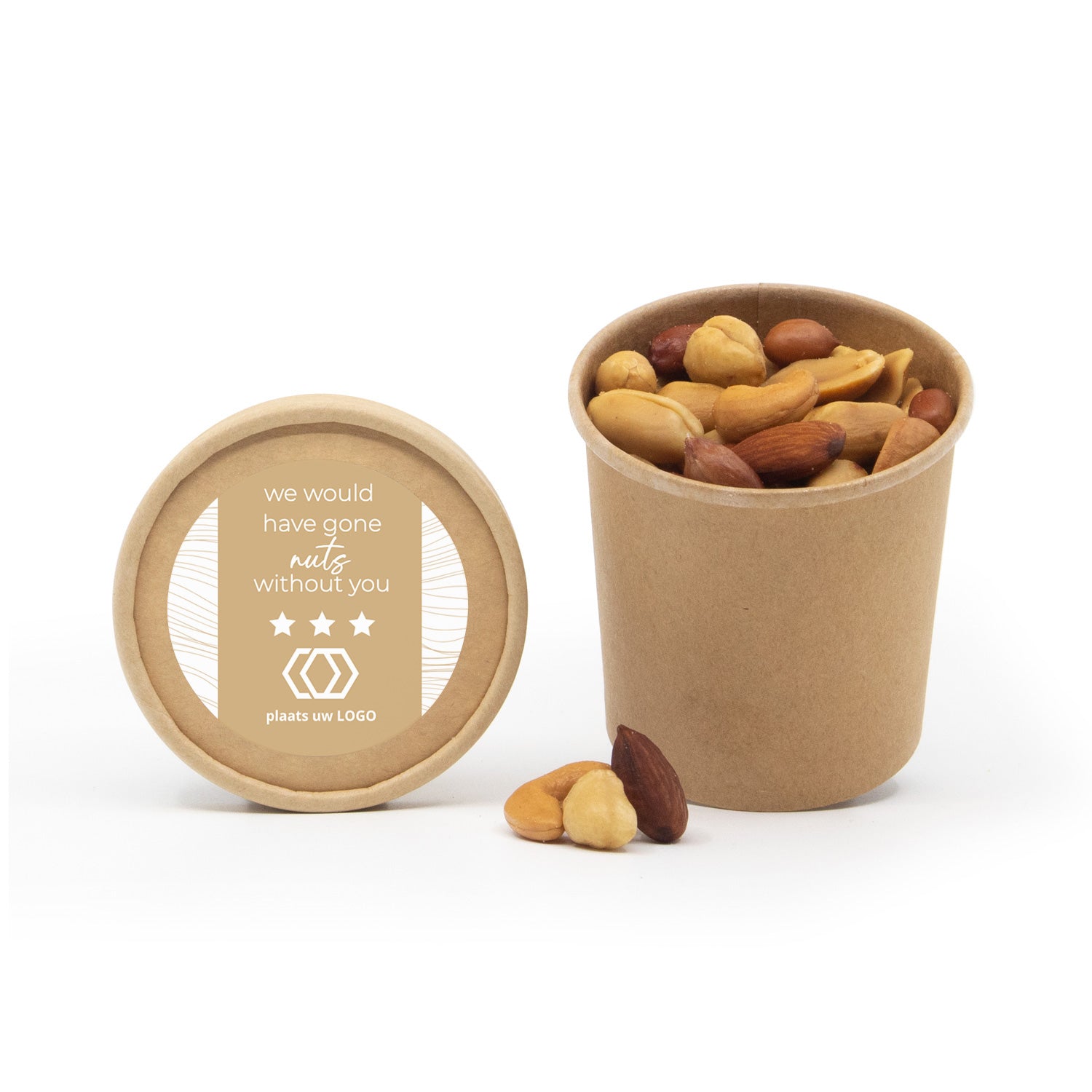 Bio kraftbekertje met verse noten - Zakelijk - Bedankjes.nl