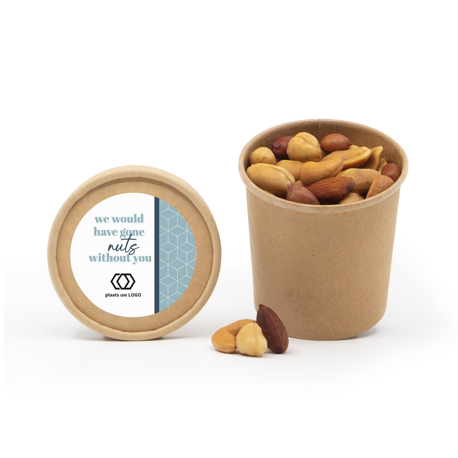 Bio kraftbekertje met verse noten - Zakelijk - Bedankjes.nl