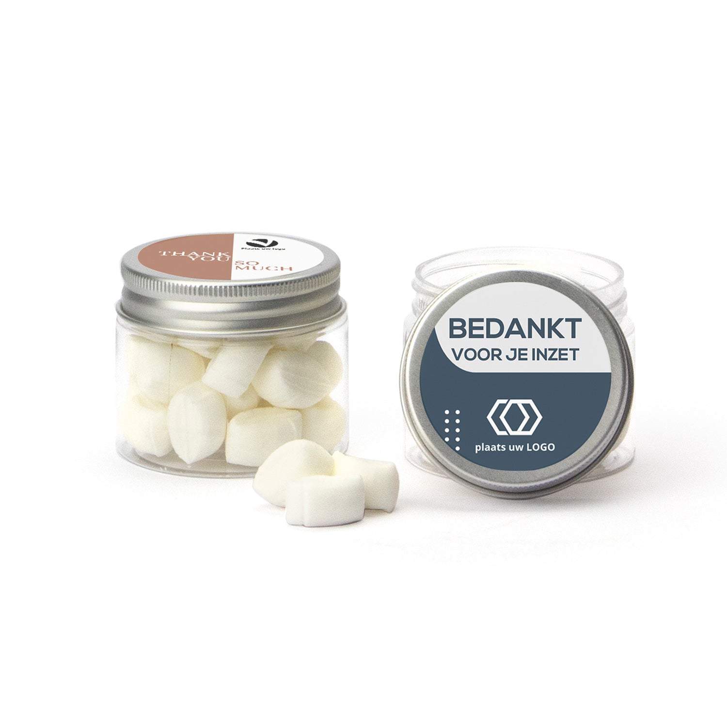 Mini potje met snoepjes - Zakelijk - Bedankjes.nl