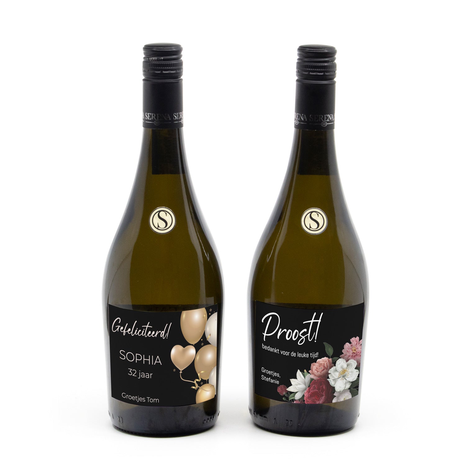 Fles Prosecco met persoonlijk etiket - Bedankje - Bedankjes.nl