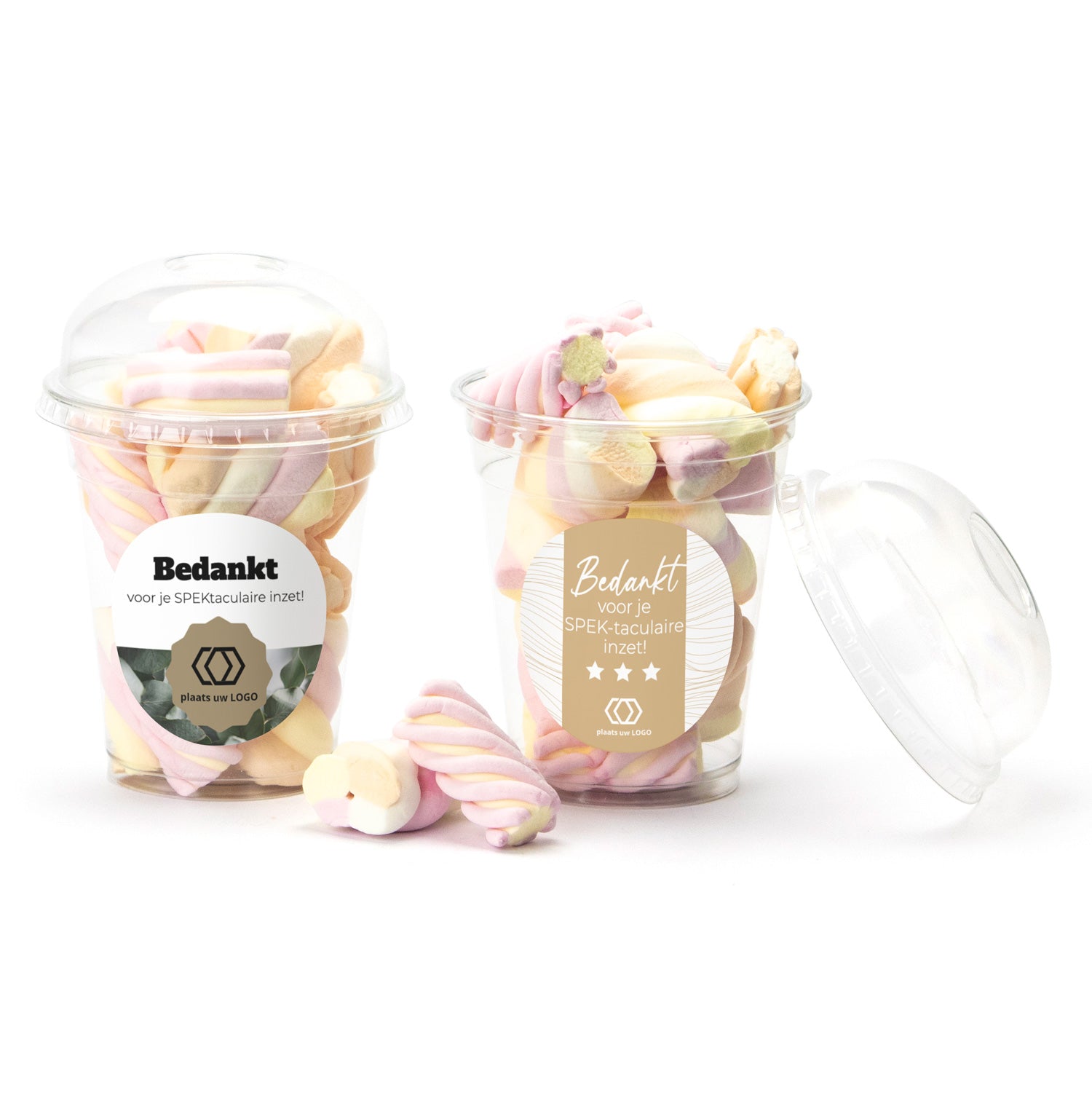 Spekbeker met logo - Zakelijk - Bedankjes.nl