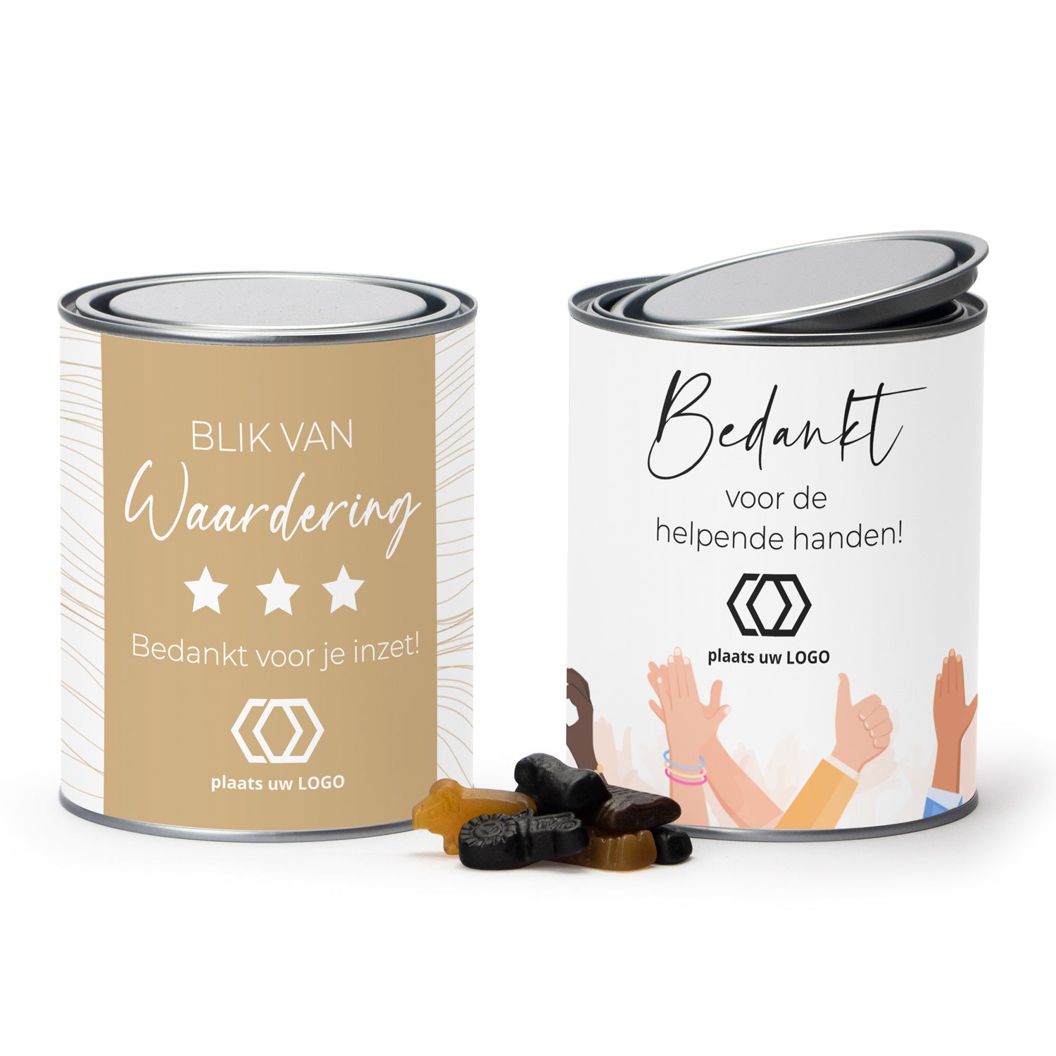 Verfblik met eigen wikkel - Zakelijk - Bedankjes.nl