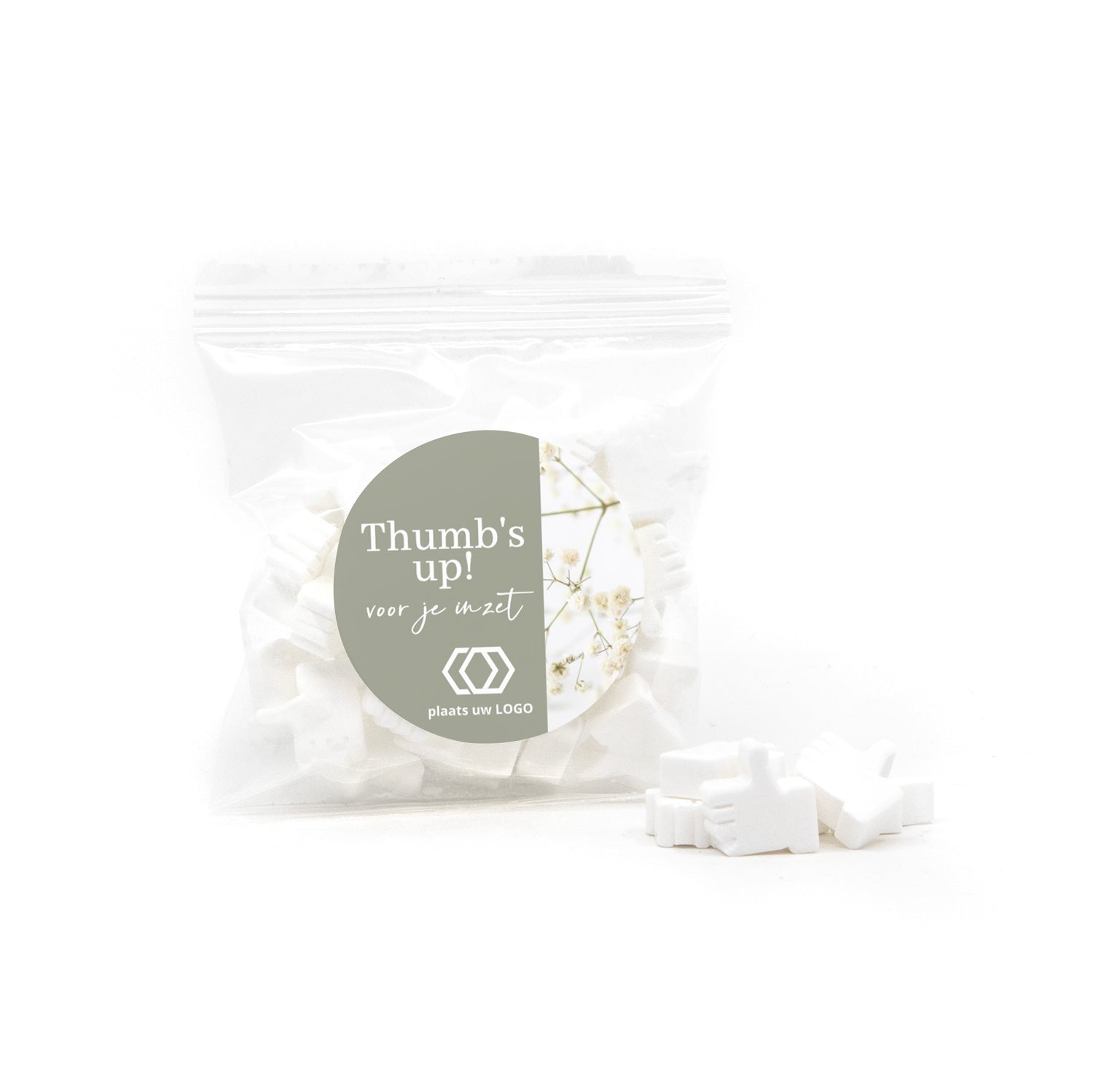 Zakje mint duimpjes - Zakelijk - Bedankjes.nl