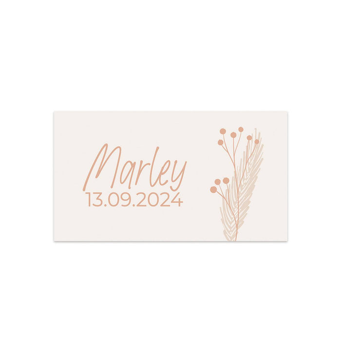 Kaartjes (9 x 5cm)- Geboorte meisjes Kaartjes (9 x 5cm)- Geboorte meisjes