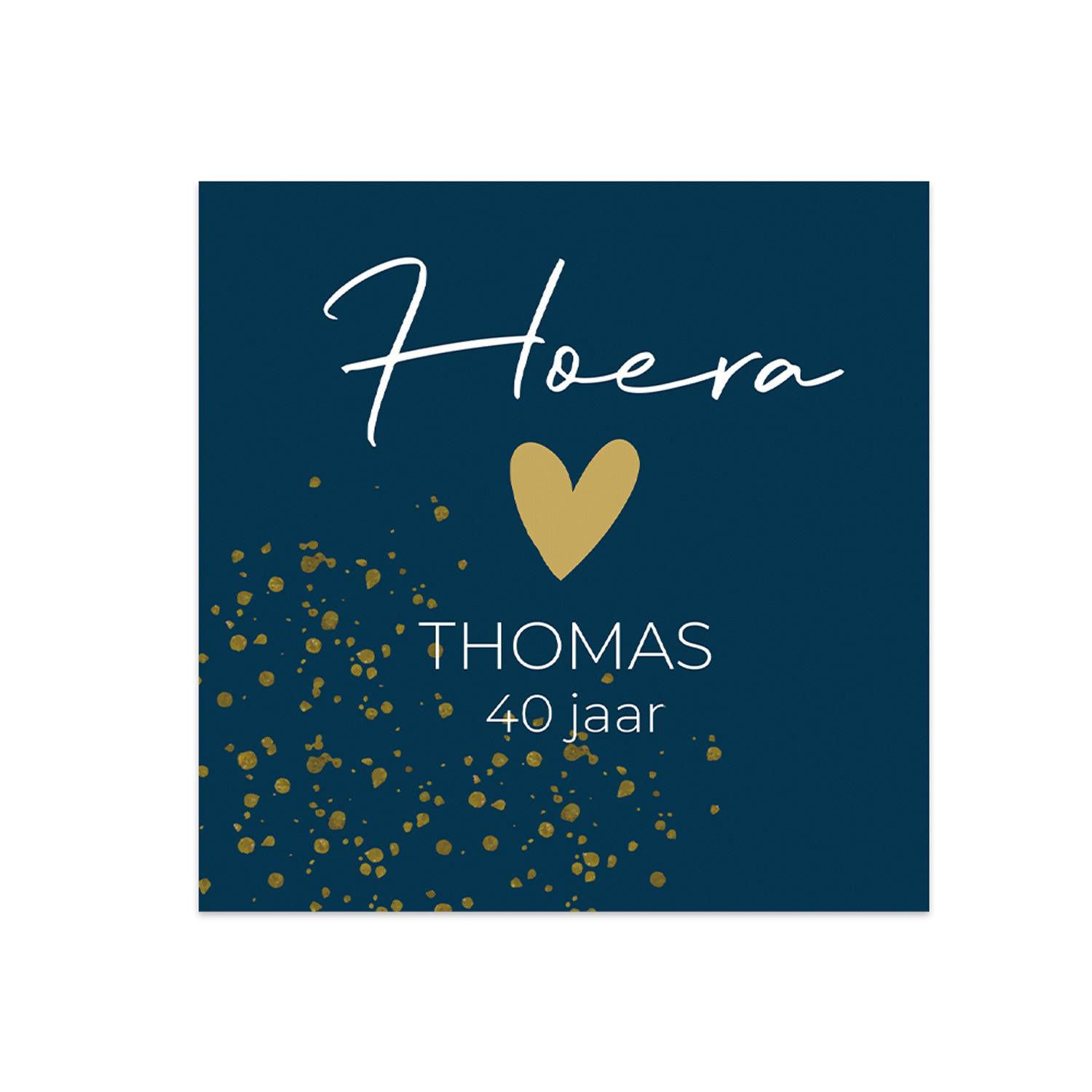 Persoonlijke kaarten (10 x 10cm) - Verjaardag - Bedankjes.nl