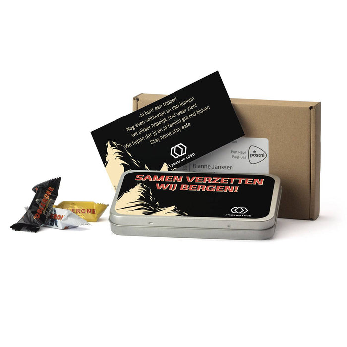 Toblerone in blik - Brievenbus Toblerone in blik - Brievenbus