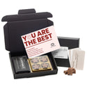 100 Vragenspel Let's Connect met chocolade sterren - Brievenbus