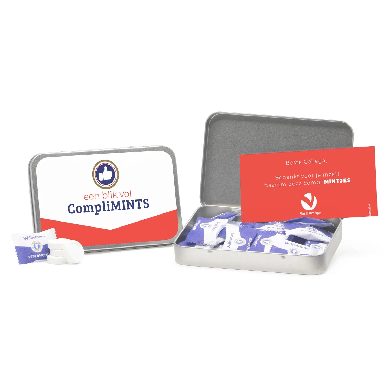 Complimints in blik - Leraar - Bedankjes.nl