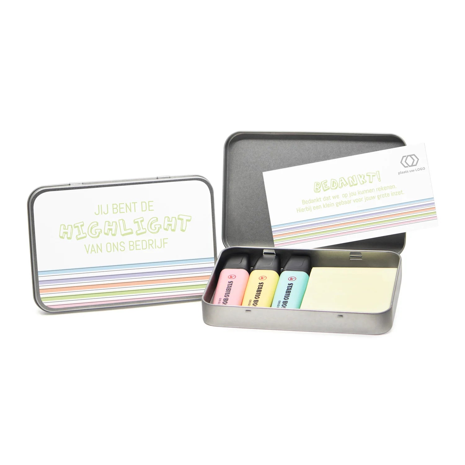 Persoonlijk blik met Stabilo stiften en sticky notes - Vrijwilliger