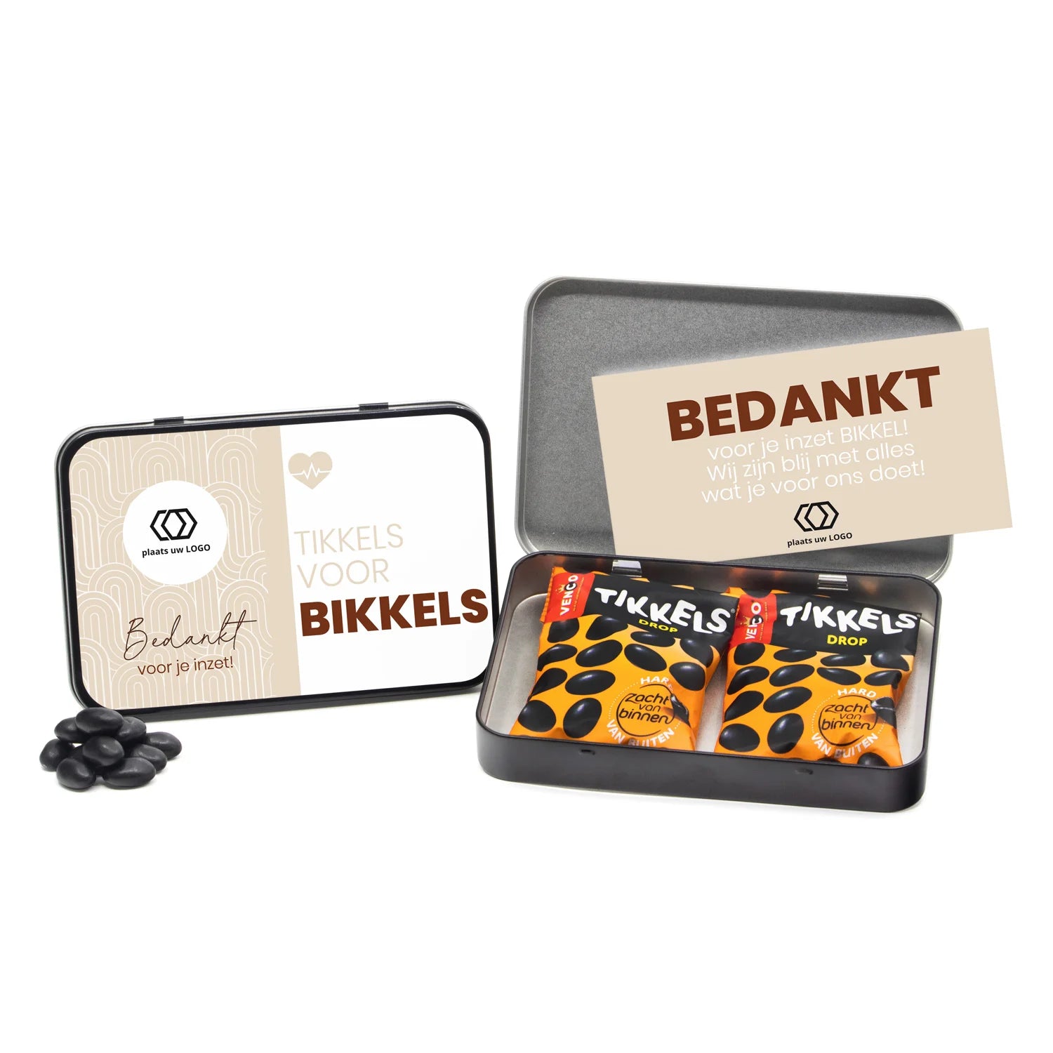 Tikkels voor Bikkels in bewaarblik - Verpleging - Bedankjes.nl