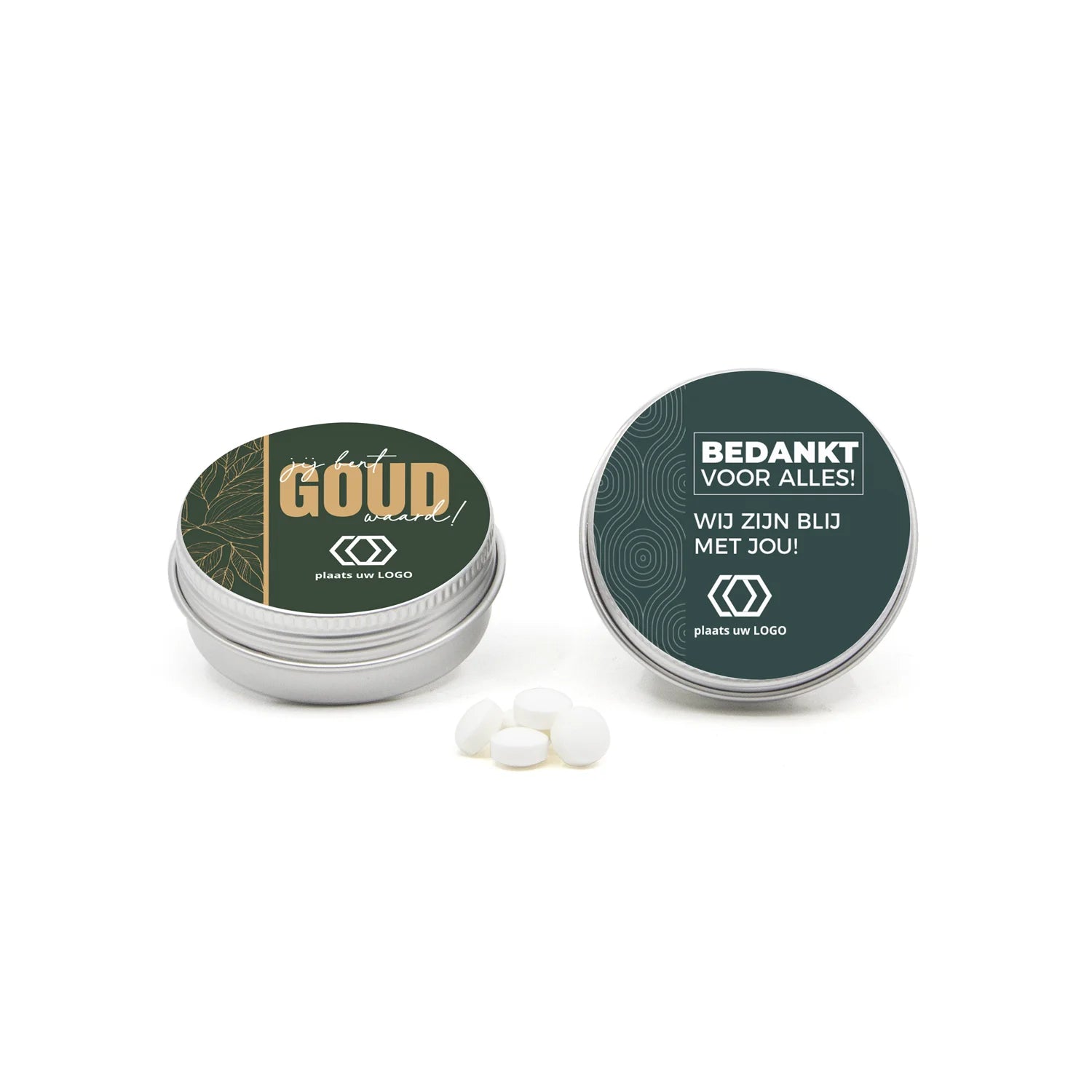 Mintblikje met snoepjes - Zakelijk - Bedankjes.nl