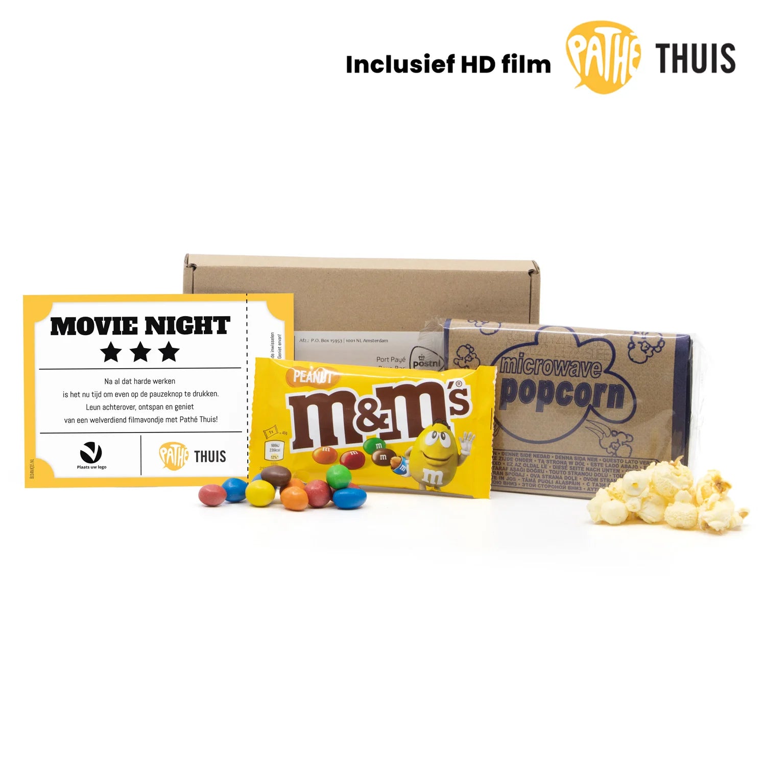 Filmavond met Pathé thuis code - Brievenbus - Bedankjes.nl
