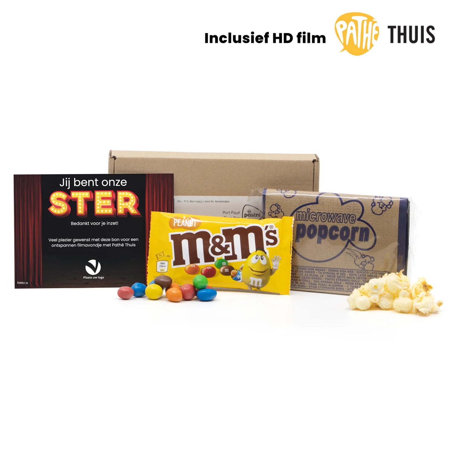 Filmavond met Pathé thuis code - Brievenbus - Bedankjes.nl