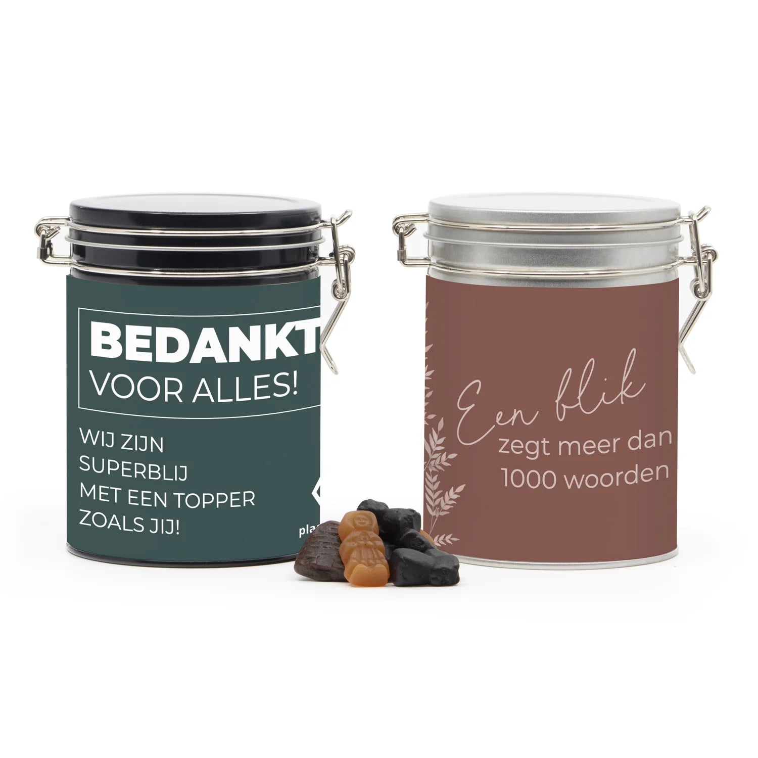 Beugelblik met eigen wikkel - Zakelijk - Bedankjes.nl