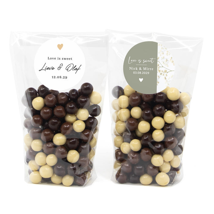 Blokbodemzakjes transparant 95x160 (25 stuks)