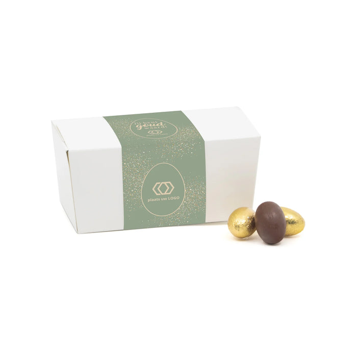 Bonbondoosje paaseitjes en eigen sleeve - Pasen