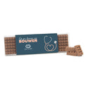 Box met 18 chocolade bouwstenen eigen sleeve - Verpleging - Bedankjes.nl