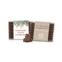 Doosje met 10 chocolade bouwstenen eigen sleeve - Kerst - Bedankjes.nl