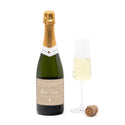 Fles cava met persoonlijk etiket - Getuige - Bedankjes.nl