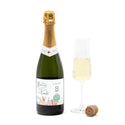 Fles cava met persoonlijk etiket - Leraar - Bedankjes.nl