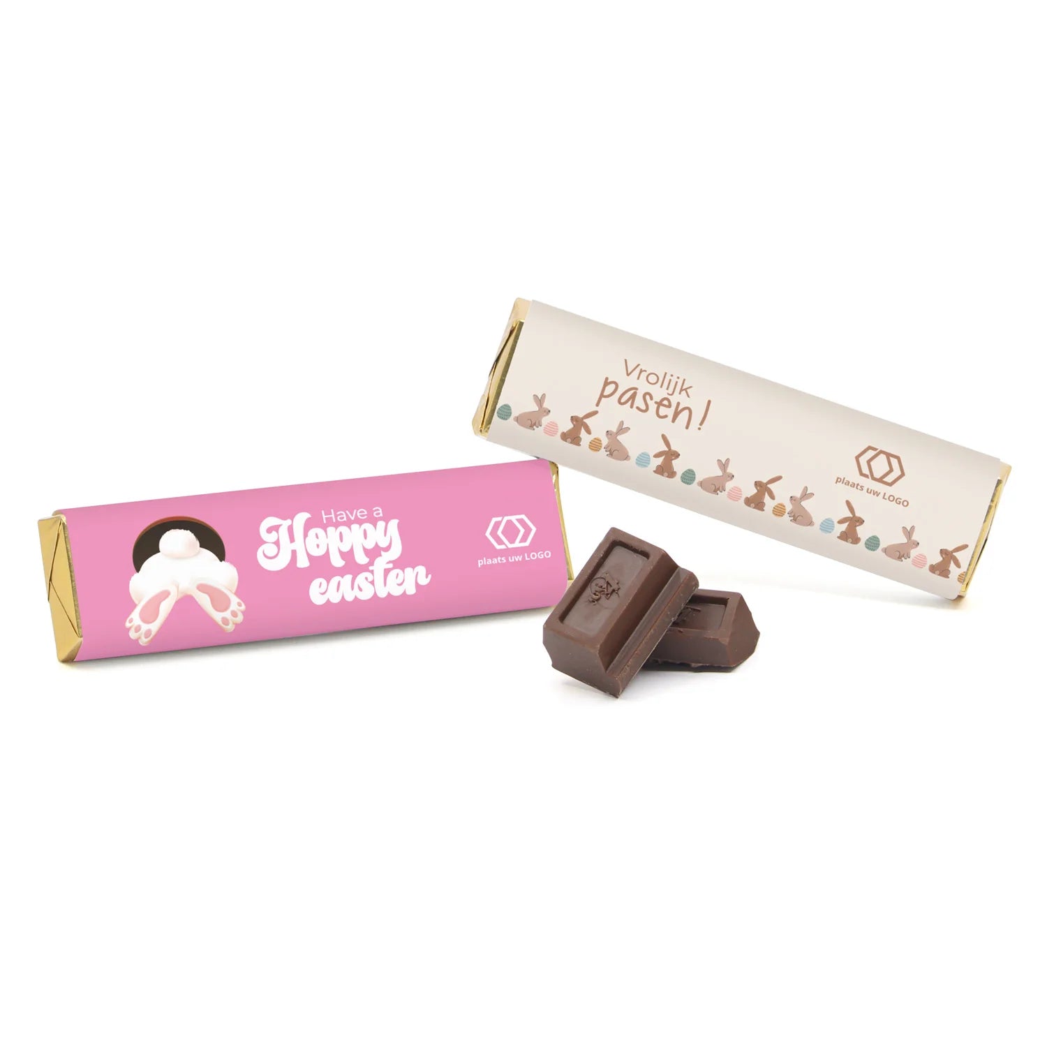 Chocoladereep met eigen wikkel - Pasen