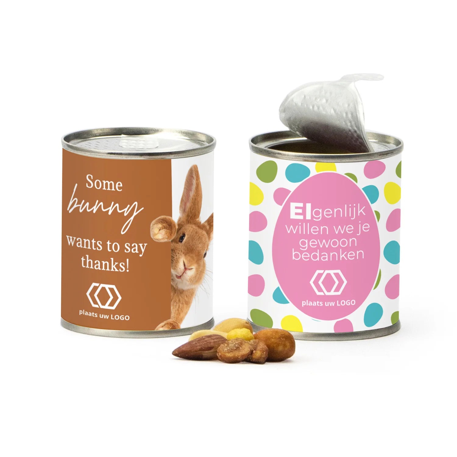 Blikje Cocktailmix met eigen logo - Pasen - Bedankjes.nl
