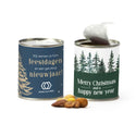 Blikje Cocktailmix met persoonlijke wikkel - Kerst - Bedankjes.nl