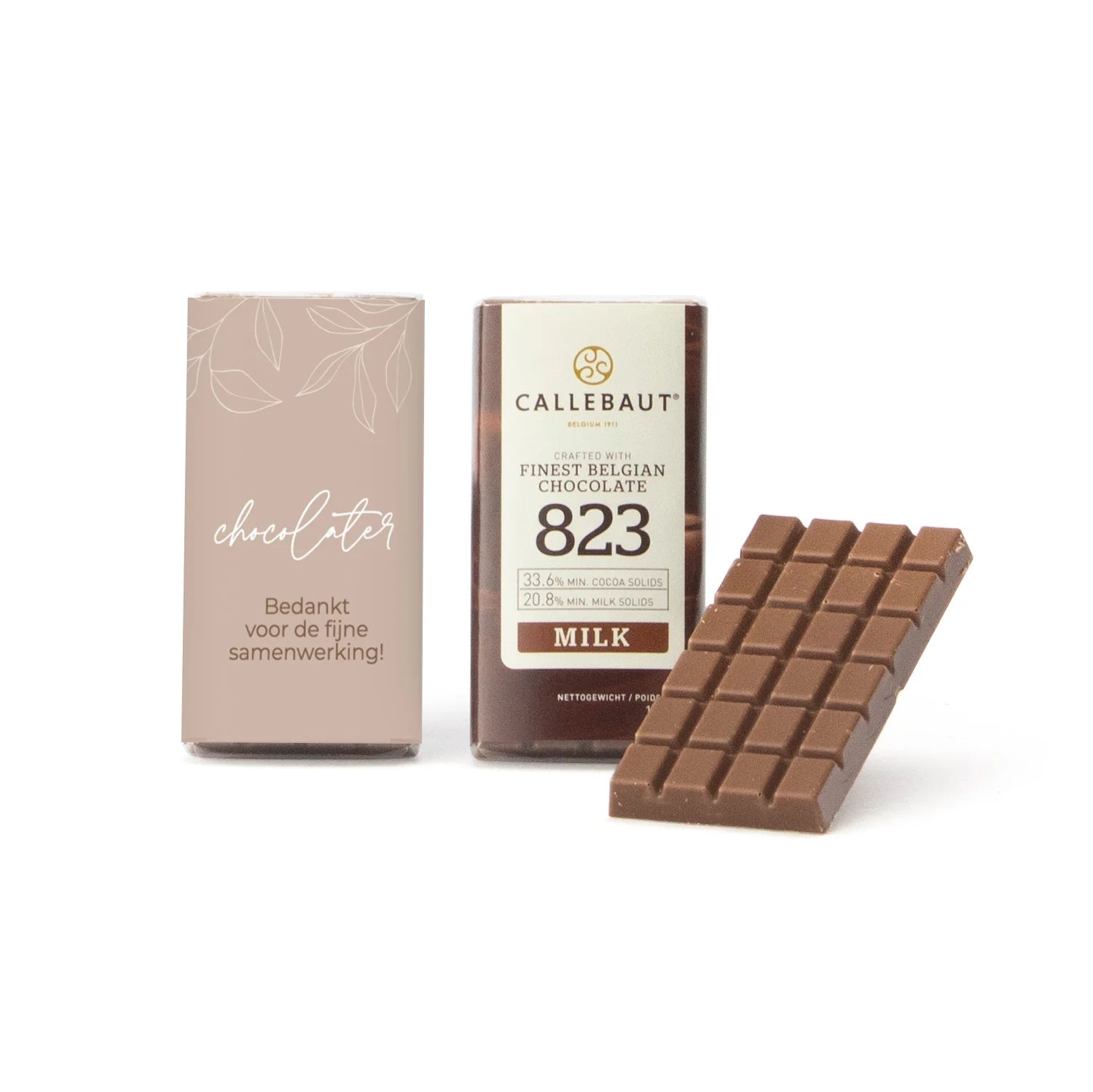 Callebaut mini chocolaatjes (25 stuks) - Afscheid Collega's