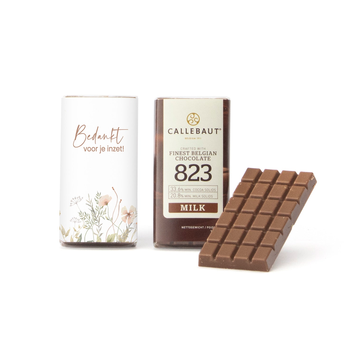 Callebaut chocolaatjes (25 stuks) - Verpleging - Bedankjes.nl