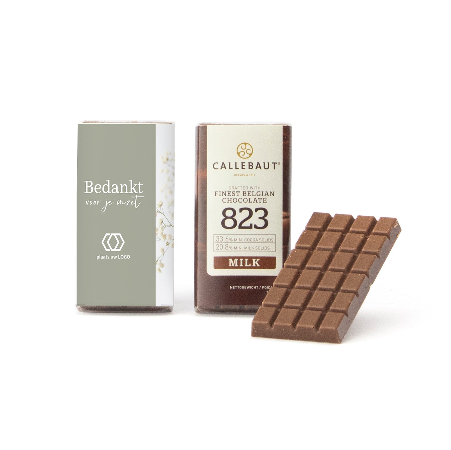 Callebaut chocolaatjes (25 stuks) - Vrijwilliger - Bedankjes.nl