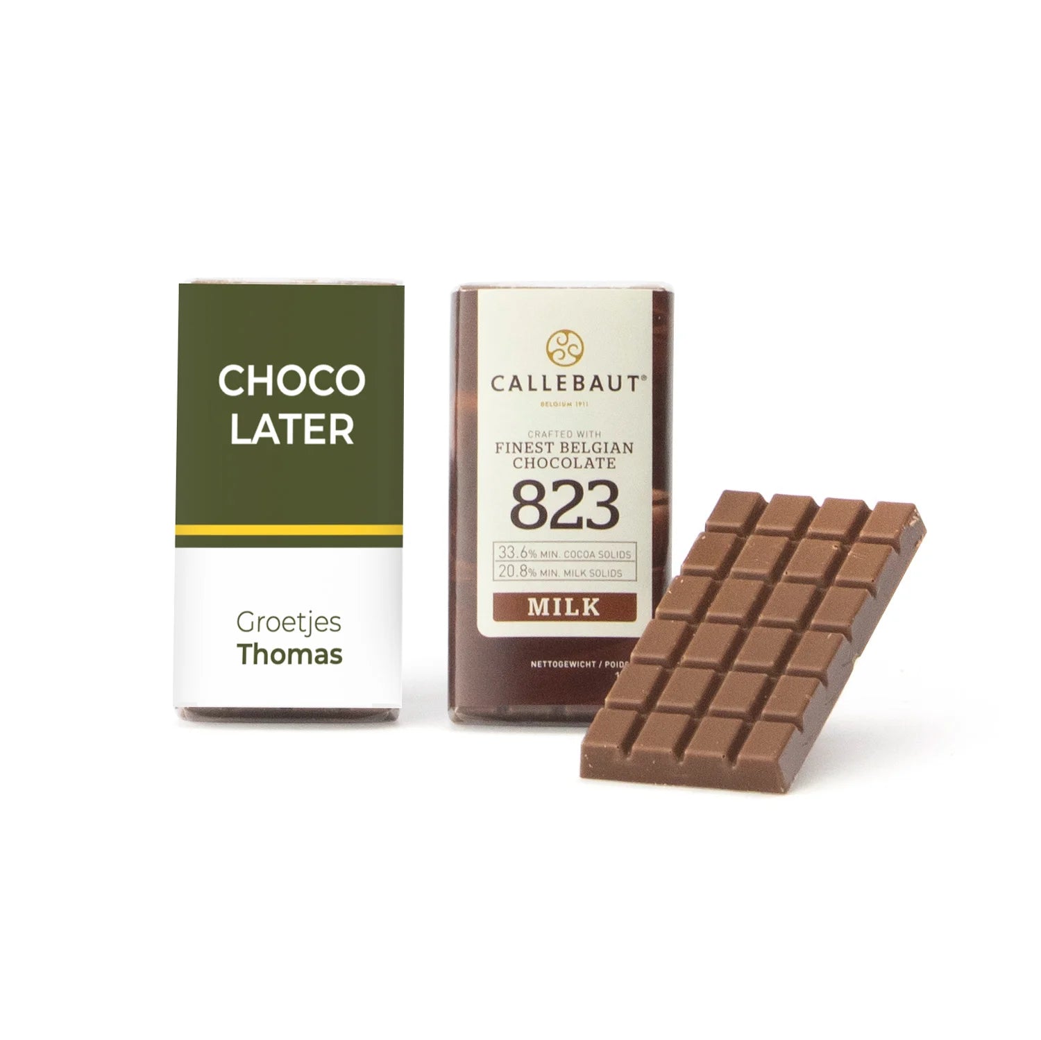 Callebaut mini chocolaatjes (25 stuks) - Afscheid Collega's