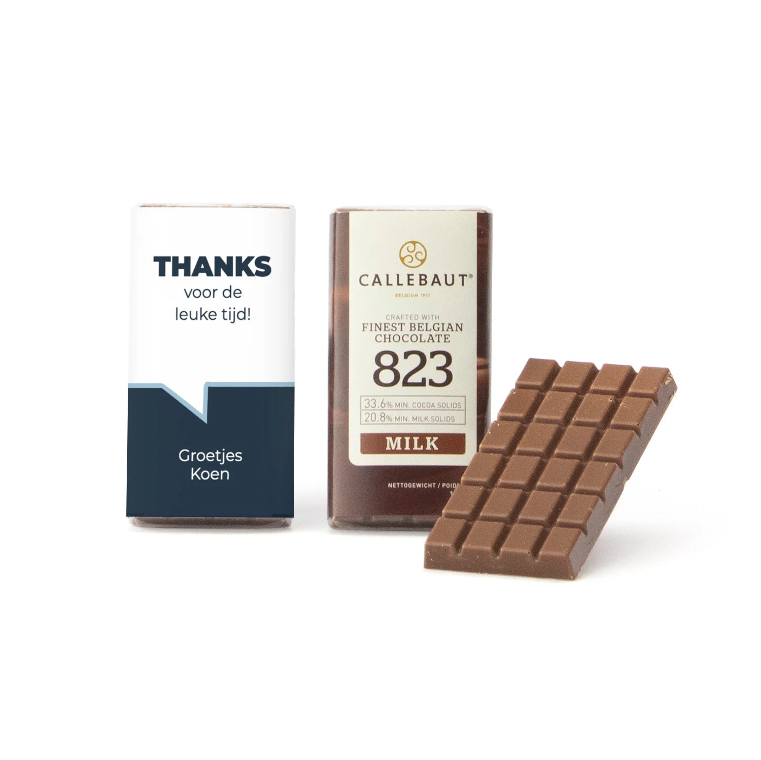 Callebaut mini chocolaatjes (25 stuks) - Afscheid Collega's