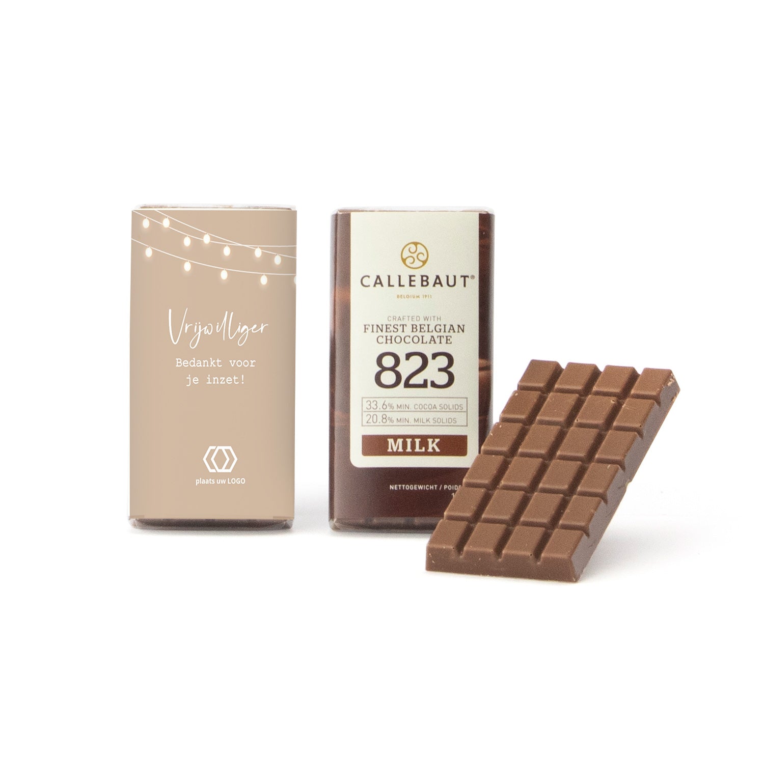 Callebaut chocolaatjes (25 stuks) - Vrijwilliger - Bedankjes.nl