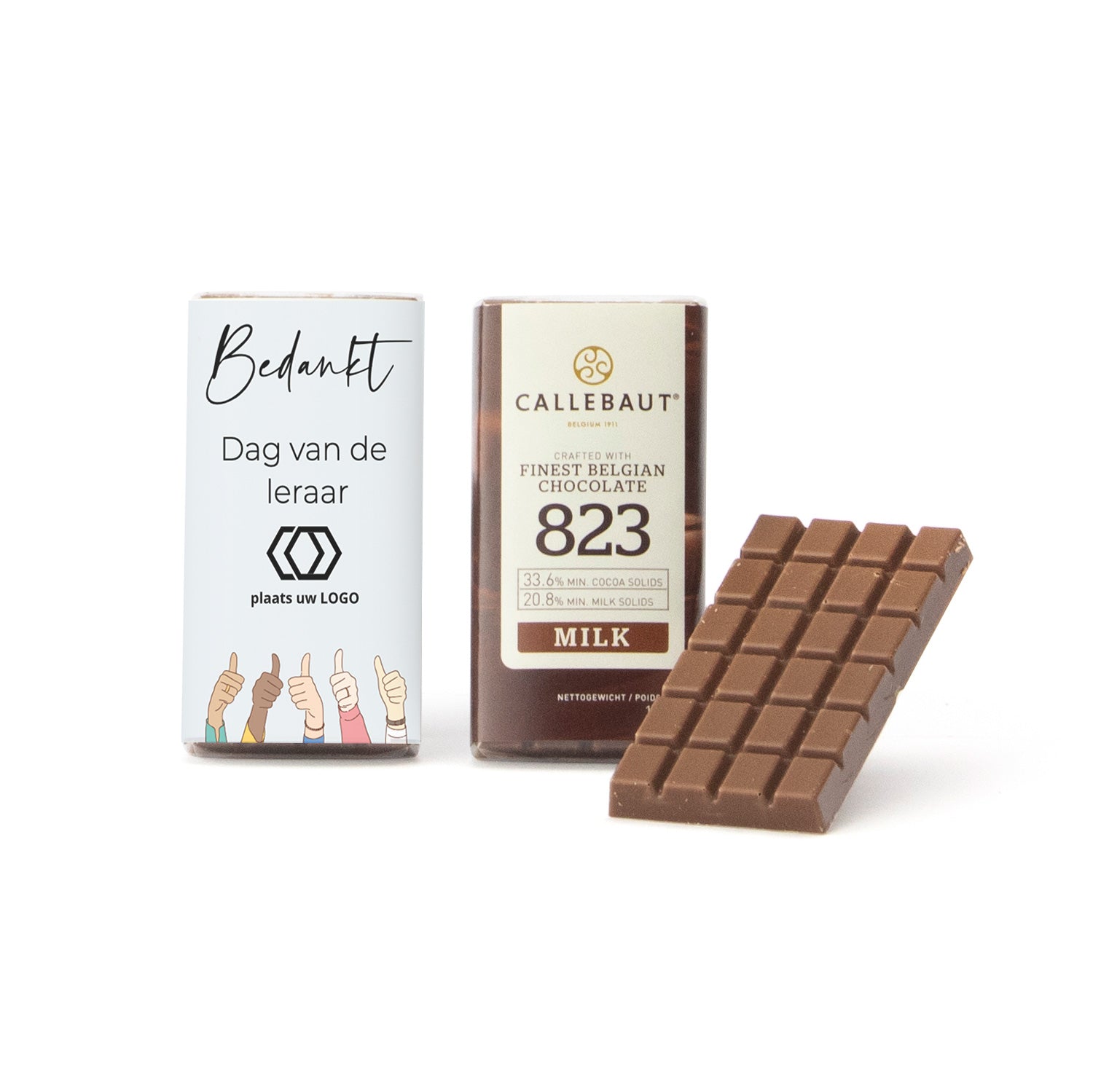 Callebaut chocolaatjes (25 stuks) - Leraar - Bedankjes.nl