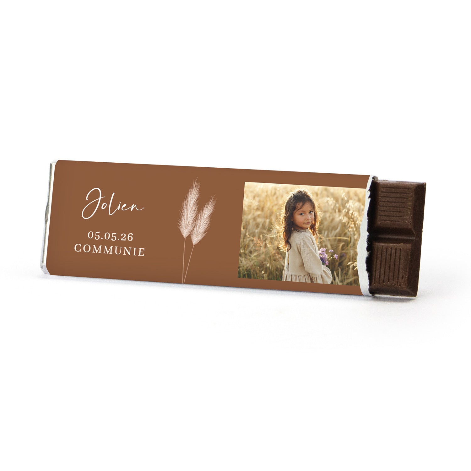 Chocoladereep - Communie meisjes - Bedankjes.nl