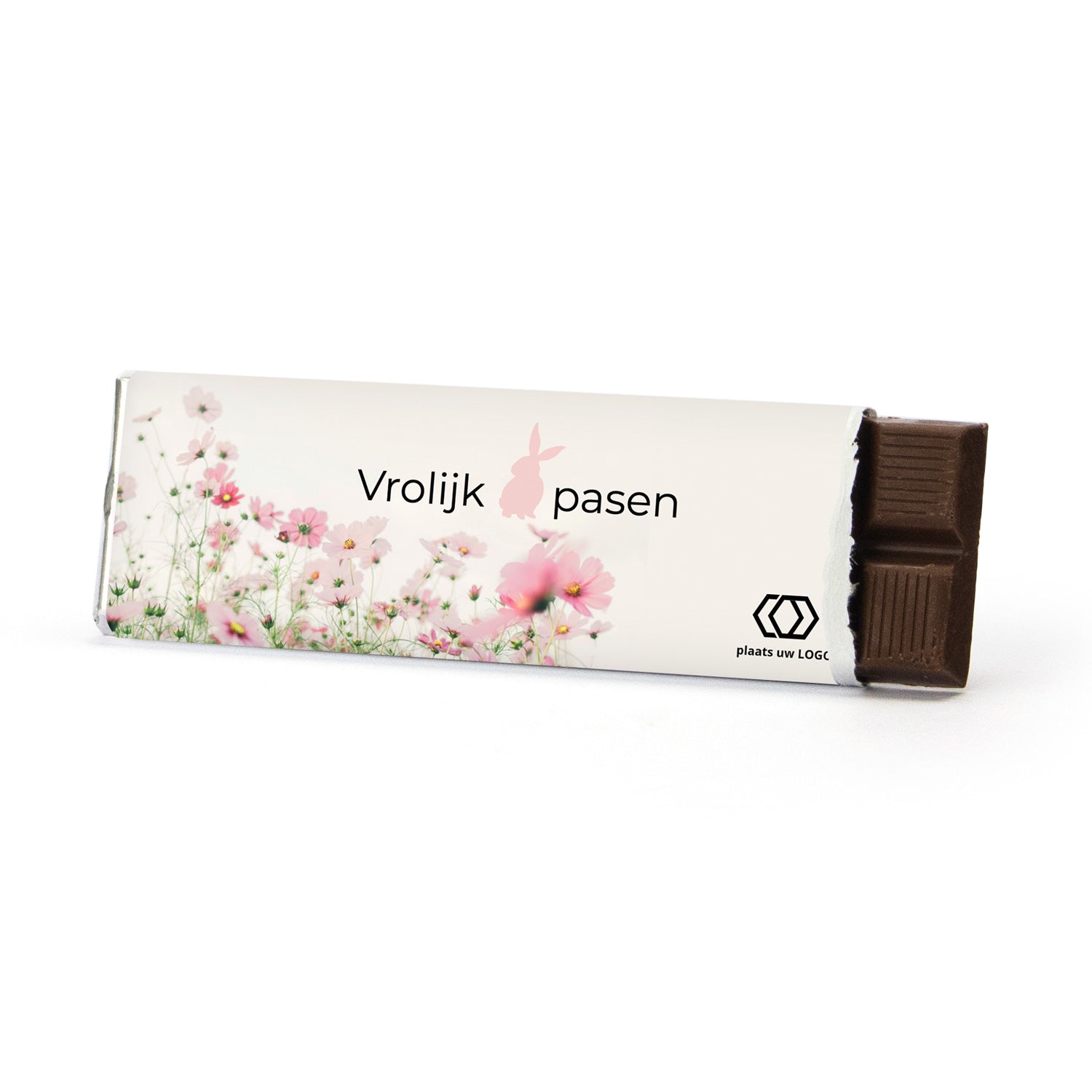Chocoladereep met eigen wikkel - Pasen - Bedankjes.nl
